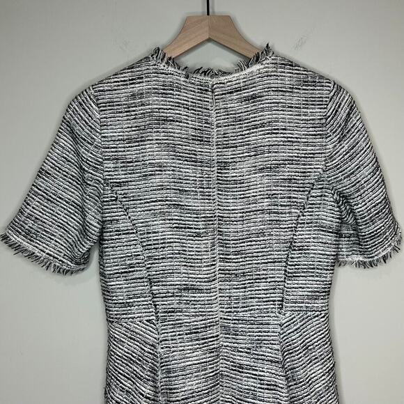 Rebecca Taylor Boucle Tweed A-Line Dress Size 8 - Picture 7 of 12